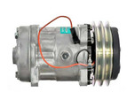 Sanden Compressor Model SD7H15-SHD 12V R134a with 140mm 2Gr Clutch and QC Head - MEI 5308