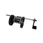 Trumeter Heavy Duty Mechanical Measuring Unit Twin Wheel with Stand Rubber Covered Plastic 18 in. - 2701-13MFYC