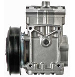 QCC T/CCI Style Compressor Model ET210L-25246C 12V R12/R134a with 6-1/8 in. 8Gr Clutch and Tube-O Head - MEI 5220