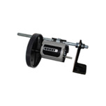 Trumeter Heavy Duty Mechanical Measuring Unit Single Wheel with Stand Rubber Covered Plastic 12 in. - 2401-14MFYG