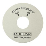 Pollak Face Plate for Master Disconnect Switches - 51-303