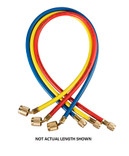 Yellow Jacket HAVS-48-RYB 3-Pak PLUS II 1/4 in. Hoses 48 in. with SealRight Fitting - 22984