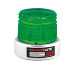 Meteorlite 1600 Series Green Low Profile Strobe Light 12-24VDC - Permanent Mount - SY160000L-G by Superior Signal 