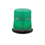 Meteorlite 22009 Series Green High Profile Strobe Light 12-24VDC with Aluminum Base - Permanent Mount - SY22009H-G by Superior Signal 