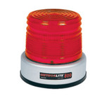 Meteorlite 800 Series Red Low Profile Strobe Light 12-48VDC - Double Flash - Permanent Mount - SY825000-R by Superior Signal 