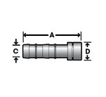 Red Dot Aluminum Lifesaver Braze Nipple E-Z Clip Refrigerant Fitting Kit No. 12 - 70R8562 / RD-5-15589-1P