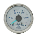 ISSPRO  0-150 PSI EVM Chrome Mechanical Air Pressure Gauge - R6705
