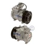 Denso Compressor Model 10PA15C 24V with 135mm Clutch and Pad Fitting - 20-21995 by Omega