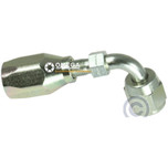 Omega No. 4 Manuli-Quick Click Flare Steel 90 Deg. Fitting Aeroquip - 35-50084