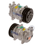 Seltec Compressor Model TM-13HA 24V with 135mm Clutch and Vertical O-Ring Fitting - 20-54238 by Omega