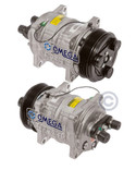 Seltec Compressor Model TM-13HS 12V with 123mm Clutch and Horizontal O-Ring Fitting - 20-44039 by Omega