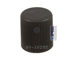 Omega 16mm High Flow Service Port Black Plastic Cap for Eaton OEM SSV and CCI High Flow  R134a - 40-10295