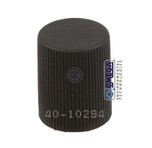 Omega 13mm High Flow Service Port Black Plastic Cap for Eaton OEM SSV and CCI High Flow R134a - 40-10294