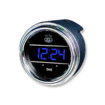 Teltek Digital Gauge Clock 12/24 Hour with Blue Display - 243