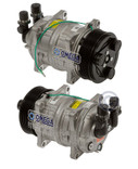 Seltec Compressor Model TM-15HS 24V with 123mm Clutch and Vertical O-Ring Fitting - 20-45125 by Omega
