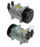 Seltec Compressor Model TM-15HS 24V with 132mm Clutch and Vertical O-Ring Fitting - 20-45315 by Omega