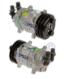 Seltec Compressor Model TM-16HS 24V with 135mm Clutch and Vertical O-Ring Fitting - 20-46015 by Omega