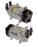 Seltec Compressor Model TM-16HS 12V with 123mm Clutch and Vertical O-Ring Fitting - 20-46120 by Omega