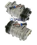 Seltec Compressor Model TM-21HX 12V with 137mm Clutch and Horizontal O-Ring Fitting - 20-67256-HP by Omega