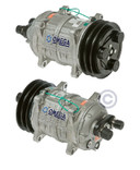 Seltec Compressor Model TM-16XS 12V with 135mm Clutch and Horizontal O-Ring Fitting - 20-46017-XD by Omega