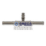 Omega Steel Straight Splicer No. 16 Air-O-Crimp with R134A Port - 35-AN61066-3