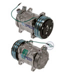 Sanden Compressor Model SD5H14 24V with 132mm Clutch Diameter and VTO Fitting - 20-10088 by Omega