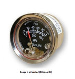 Murphy 0-100 PSI Mechanical Pressure Swichgage 2 in. w/ Polycarbonate Case - Oil Sealed - A20P-OS-100