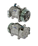 Sanden Compressor Model SD7H15 12V with 125mm Clutch Diameter and Pad Fitting - 20-04041 by Omega