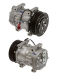 Sanden Compressor Model SD7H15 12V with 130mm Clutch Diameter and Pad Fitting - 20-04332-AM by Omega