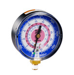 Yellow Jacket 3-1/8 in. Heat Pump Blue Dial Celsius/Fahrenheit Gauge 0-800 PSI R410A - 49142