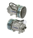 Sanden Compressor Model SD7H15 24V with 152mm Clutch Diameter and HTO Fitting - 20-04300 by Omega