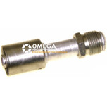 Omega Straight Aluminum Beadlock Fitting No. 10 Male Flare - 35-B1203