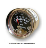 Mechanical 0-100 PSI Pressure Murphygage 2 in. w/o Contact - Polycarbonate Case - A20PG-100 by Murphy 