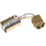 Omega 90 Deg. Aluminum Beadlock Fitting No. 8 Female Flare - 35-B1122