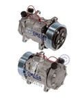 Sanden Compressor Model SD7H15 12V with 119mm Clutch Diameter and VTO Fitting - 20-10053 by Omega