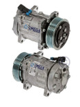Sanden Compressor Model SD7H15 12V with 119mm Clutch Diameter and Pad Fitting - 20-04618 by Omega