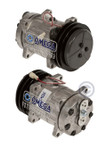 Sanden Compressor Model SD7H15 12V with 140mm Clutch Diameter and Pad Fitting - 20-07952-AM by Omega