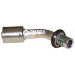 Omega 45 Deg. Aluminum Fitting No. 10 Male Springlock - 35-B4313