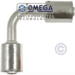 Omega 90 Deg. Splicer Aluminum Fitting No. 8 Beadlock - 35-B6122