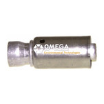 Omega No. 8 Straight Reduced Beadlock Aluminum Fitting No. 8 Weld On OD - 35-R6602