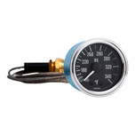 VDO 2-1/16 in. Series 1 120F-340F Mechanical Oil Temperature Gauge 12V with 144 in. Capillary - 180 317