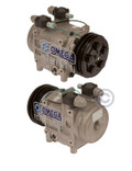 Omega Compressor Model HP310 24V with 152mm Clutch Diameter and Horizontal O-Ring Fitting - 20-10280-HP