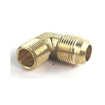 Yellow Jacket 90 Deg. Replacement Fittings 3/8 in. NPT Male x 1/2 in. Flare - 77933