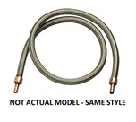 Yellow Jacket Stainless Steel Hose 3/8 in. x 36 in., Female Sweat Fitting - 86236