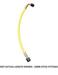 Yellow Jacket 48 in. High Temperature Pressure Control Hose 1/4 in. Str. x 90 Deg. - 78748