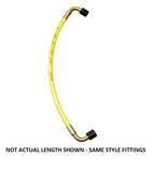 Yellow Jacket 60 in. High Temperature Pressure Control Hose 1/4 in. 90 Deg. x 90 Deg. - 78860