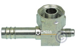 Omega Barb 90 Deg. Steel Tube-O Compressor Fitting 12 x 12 - 35-12023-T12