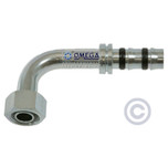 Omega No. 12 90 Deg. Manuli-Quick Click Steel Fitting - 35-QC1327