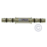 Omega No. 10 Straight Manuli-Quick Click Steel Splicer Fitting - 35-QC6103