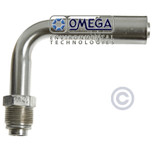 Omega No. 6 90 Deg. Beadlock Reduced Steel Fitting - 35-R1421-STL